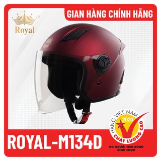 Mũ bảo hiểm Royal M134D Trơn