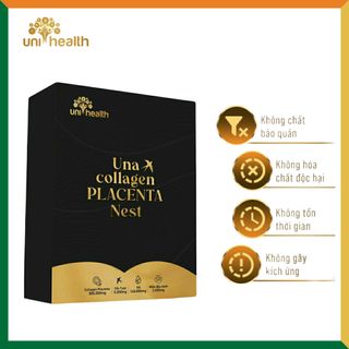 Collagen Dạng Uống Una Collagen Placenta CICI THƯỢNG ĐỈNH YẾN Hộp 28 Gói x 10ml