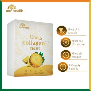 Collagen Dạng Uống Una Collagen +++ Nest CICI THƯỢNG ĐỈNH YẾN Hộp 28 Gói x 10ml