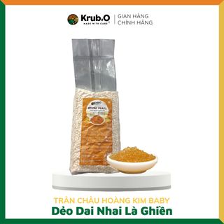 Trân Châu Hoàng Kim Baby Krub.O 1000G - Topping trà sữa thuần nông sản Việt