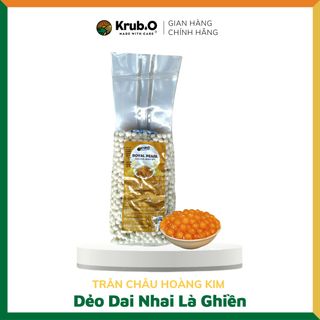 Trân Châu Hoàng Kim cao cấp gói 1000g - Thương hiệu Krub.O - Nguồn nông sản thuần Việt
