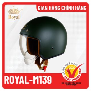 Mũ bảo hiểm Royal M139 Trơn