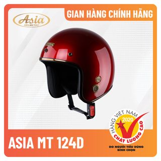 Mũ bảo hiểm Asia MT-124D Trơn