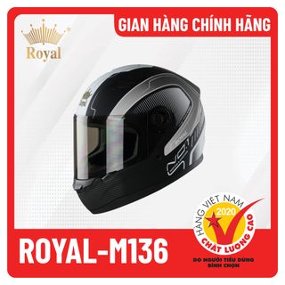 Mũ bảo hiểm Royal M136 Trơn
