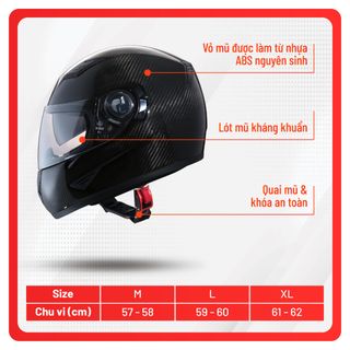 Mũ bảo hiểm Royal M09