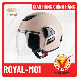 Mũ bảo hiểm Royal M01 Trơn