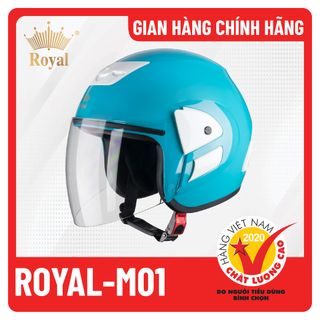 Mũ bảo hiểm Royal M01 Trơn