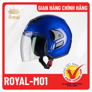 Mũ bảo hiểm Royal M01 Trơn