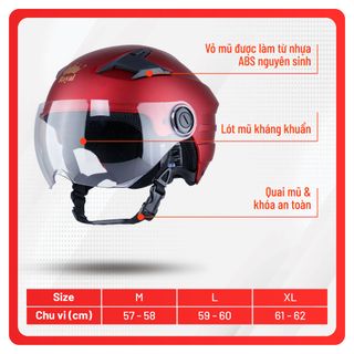 Mũ bảo hiểm Royal M152K