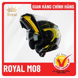 Mũ bảo hiểm Royal M08 Trơn