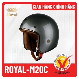 Mũ bảo hiểm Royal M20C Trơn