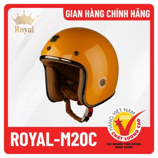 Mũ bảo hiểm Royal M20C Trơn
