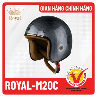 Mũ bảo hiểm Royal M20C Trơn