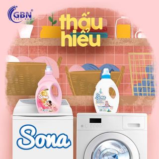 Nước giặt xả sinh học Sona 3.6kg huong comfort và hoa anh đào giá sỉ