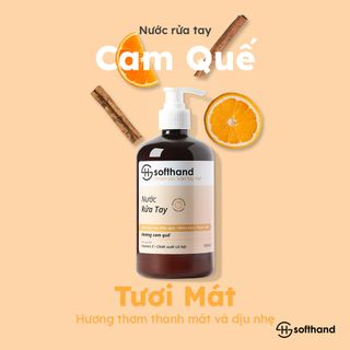 Nước rửa tay Softhand hương Cam Quế 500mL giá sỉ - giá bán buôn