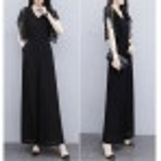JUMT QUẦN DÀI ỐNG SUÔNG PHỐI REN TAY