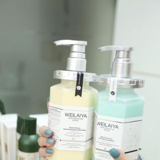 Dầu gội phục hồi Weilaiya đa tầng nấm Truffle gội xả 450ml chăm sóc tóc hư tổn