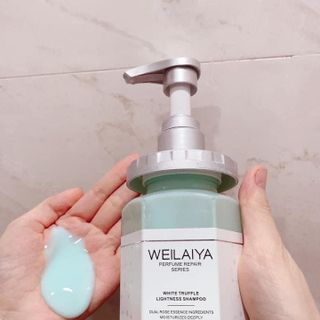 Dầu gội phục hồi Weilaiya đa tầng nấm Truffle gội xả 450ml chăm sóc tóc hư tổn