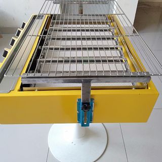 Bếp Nướng Gas 6 Họng - Mặt Kính Dài