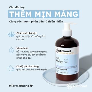 Nước rửa tay Softhand hương Hoa Sen Trắng 500mL giá sỉ - giá bán buôn