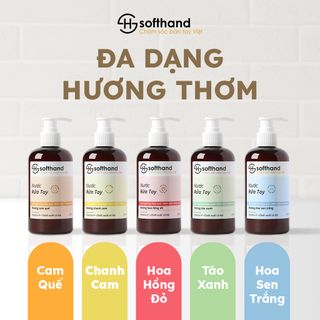 Nước rửa tay Softhand hương Chanh Cam 250mL (24 chai/ thùng) giá sỉ - giá bán buôn