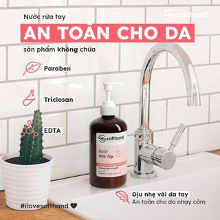 Nước rửa tay Softhand hương Hoa Hồng Đỏ 500mL giá sỉ - giá bán buôn