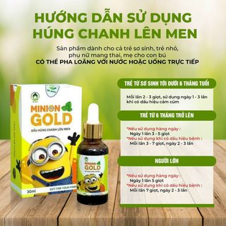 Dầu Húng Chanh Minion Gold