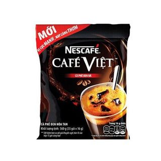 Cà phê Nescafé Việt đen đá bịch ( 35 gói x 16g ) Thùng 12 bịch giá sỉ