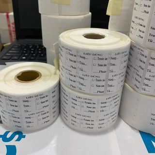 Tem chia liều nhà thuốc tây
