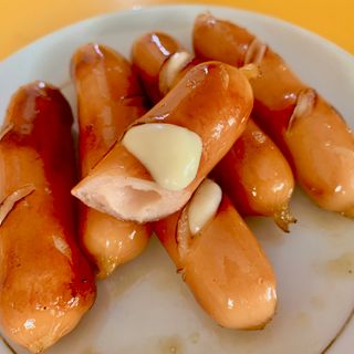 xúc xích gà phô mai nhập khẩu