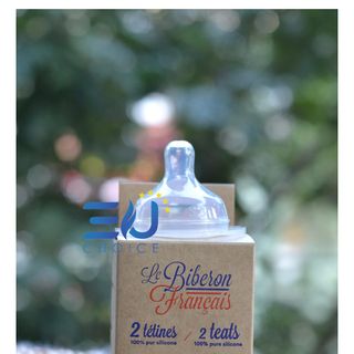 Núm ty silicon bình sữa Size S LE BIBERON FRANCAIS - Tétra Medical
