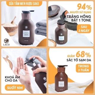 SỮA TẮM MEN RƯỢU SAKE