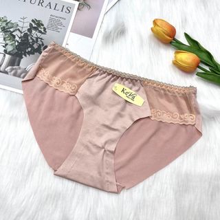 quần lót Nữ giá rẻ combo 20 quần. Cotton Kháng Khuẩn, Quần Lót Nữ Đáp Ren Siêu Tôn Dáng