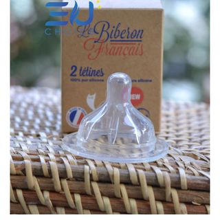 Núm ty silicon bình sữa Size M LE BIBERON FRANCAIS - Tétra Medical