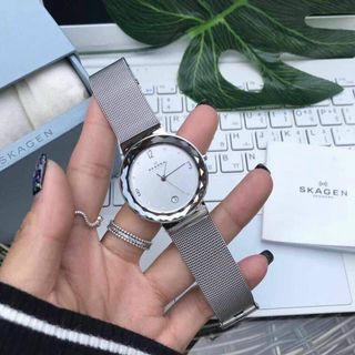 ĐỒNG HỒ SKAGEN NỮ BẠC CAO CẤP XINH
