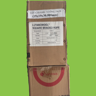 Dây thừng sợi gốm Ceramic bện tròn và vuông cách nhiệt 1260 độ C