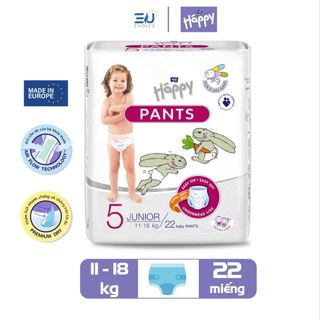 Bỉm T5 Pants, tã quần cao cấp BELLA BAPPY nhập khẩu Pháp 22 miếng cho bé 11-18kg thoáng mát, thấm hút, chống tràn giá sỉ