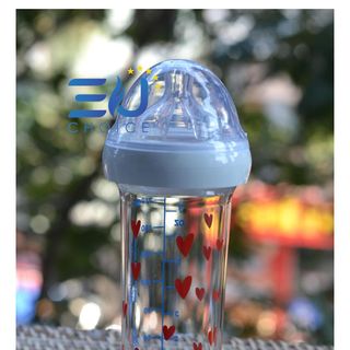 Bình sữa cho bé tritan LE BIBERON FRANCAIS nhâp khẩu Pháp 210ml chống sặc, núm ti mềm, chỉnh nha