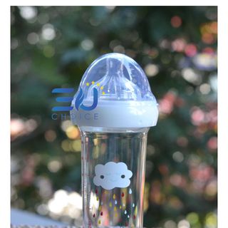 Bình sữa cho bé tritan LE BIBERON FRANCAIS nhâp khẩu Pháp 210ml chống sặc, núm ti mềm, chỉnh nha