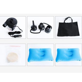Đệm hơi ô tô cho xe 4-7 chỗ tặng kèm bơm điện và 2 gối cao cấp