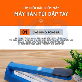 Máy hàn miệng túi dập tay FS250