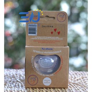 Ty ngậm LE BIBERON FRANCAIS bằng silicon (0-6 tháng tuổi) - Tétra Medical