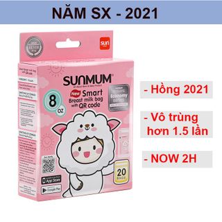 Túi trữ sữa Sunmum 100ml mẫu 2021