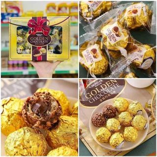 Kẹo Socola Hongya Golden Chocolate Hộp 208g