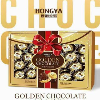 Kẹo Socola Hongya Golden Chocolate Hộp 208g
