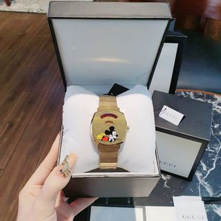 ĐỒNG HỒ GUCCl MICKEY DISNEY SIÊU SANG