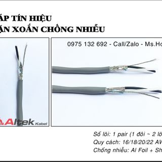 Cáp tín hiệu 3 pair 16AWG, 18AWG, 20AWG, 22AWG hàng nhập khẩu giá cạnh tranh giá sỉ