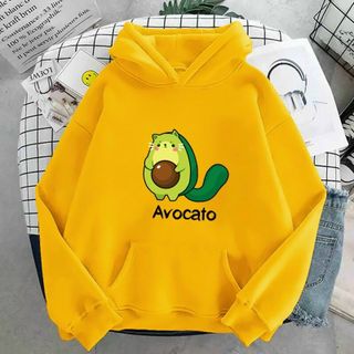 Áo hoodie nỉ ngoại avocato mềm form 70kg siêu đẹp