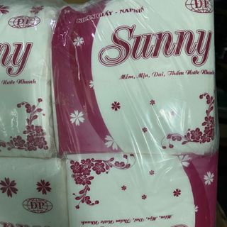 KhĂn giấy vuông napkin suny thấm hút nhanh , mịn dai không rả không bụi