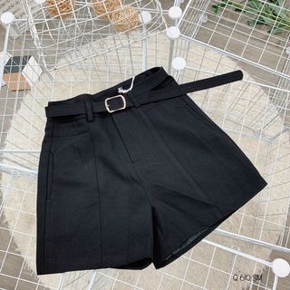 Quần short vải cotton cc dày xịn lưng bo cao kèm belt chuẩn xịn sò . 🥰 Lưng thun co giãn freesize